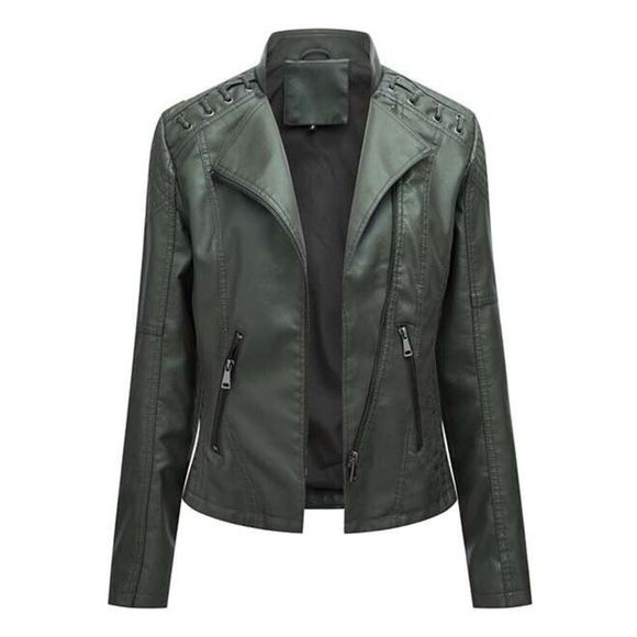 UDEAR Dark Green Stitch Accent Jacket Size L - Picture 1 of 4